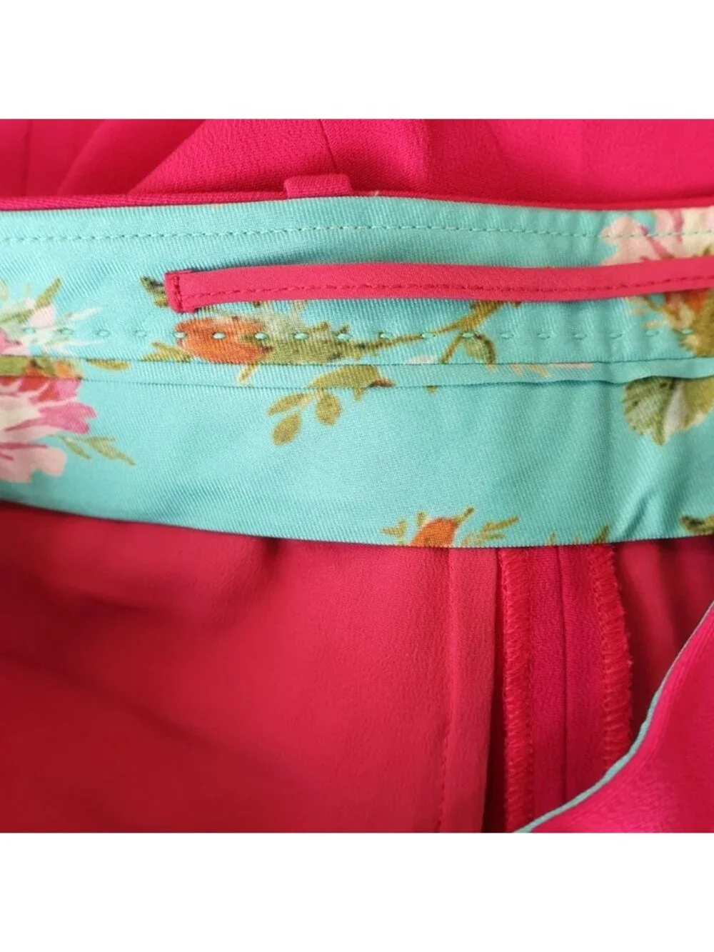 Gucci Viscose Panst Hem Lace Rayon Pants Pink